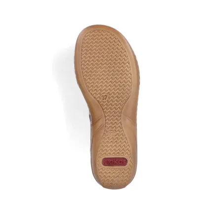 Clearance 60842-14 Navy Women's Slide Sandal Women Women's Sandals