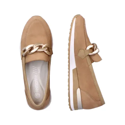 Sale Rieker R2544-60 Chain Detail Women's Loafer Women Women's Shoes