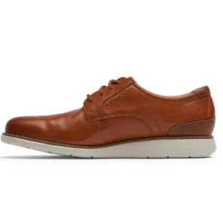 Online Total Motion Craft Plain Toe Brown Leather Shoe Men's Shoes