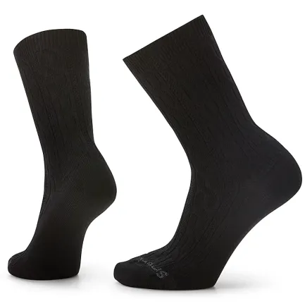 Fashion Everyday Cable Zero Cushion Crew Socks Socks