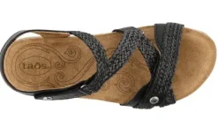Clearance Trulie Black Women's Back Strap Sandal Women Women's Sandals