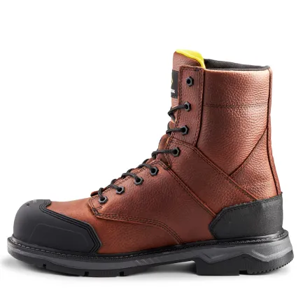New Patton 8" Aluminum Toe Safety Work Boot Men's Safety