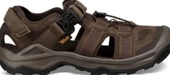 Clearance Men's Omnium 2 Leather Closed Toe Hybrid shoe Turkish Coffee Men's Shoes|Men's Sandals