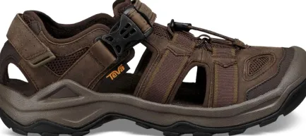 Clearance Men's Omnium 2 Leather Closed Toe Hybrid shoe Turkish Coffee Men's Shoes|Men's Sandals