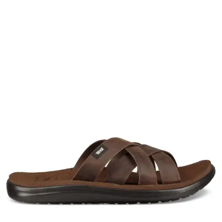 Hot Men's Voya Slide in Premium Leather Men's Sandals