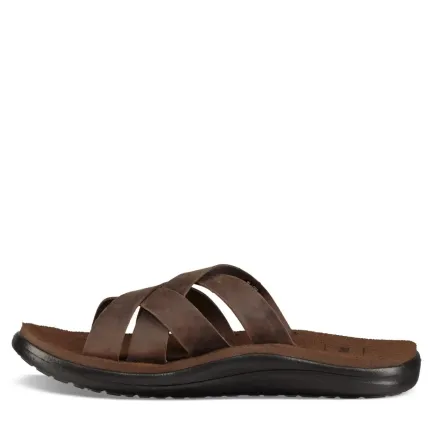 Hot Men's Voya Slide in Premium Leather Men's Sandals