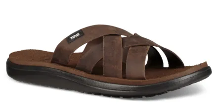 Hot Men's Voya Slide in Premium Leather Men's Sandals