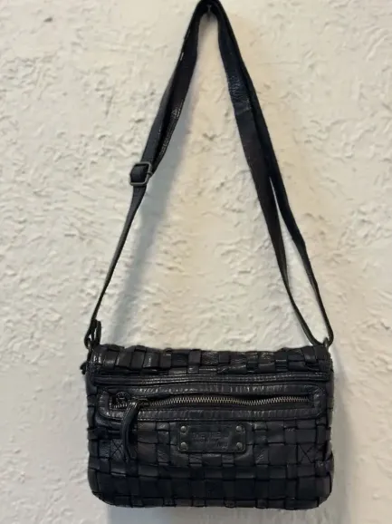 Best Leather Handbag Lala Black Woven Handbags